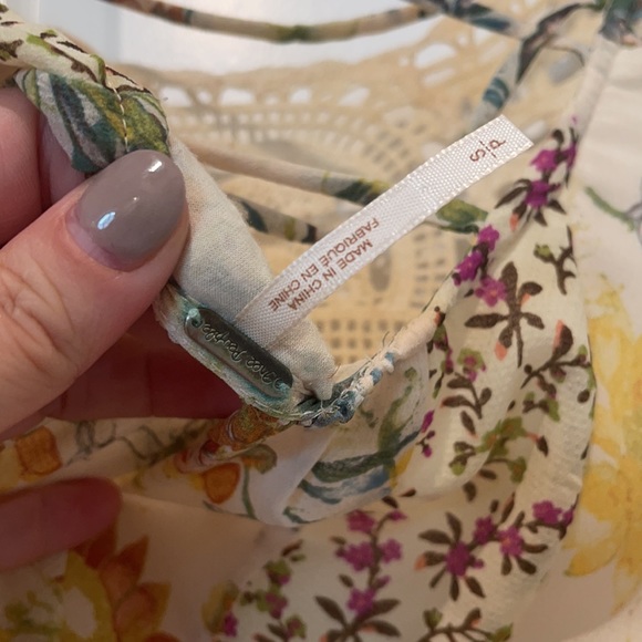 Free People shift dress ivory. Size small - Picture 3 of 3